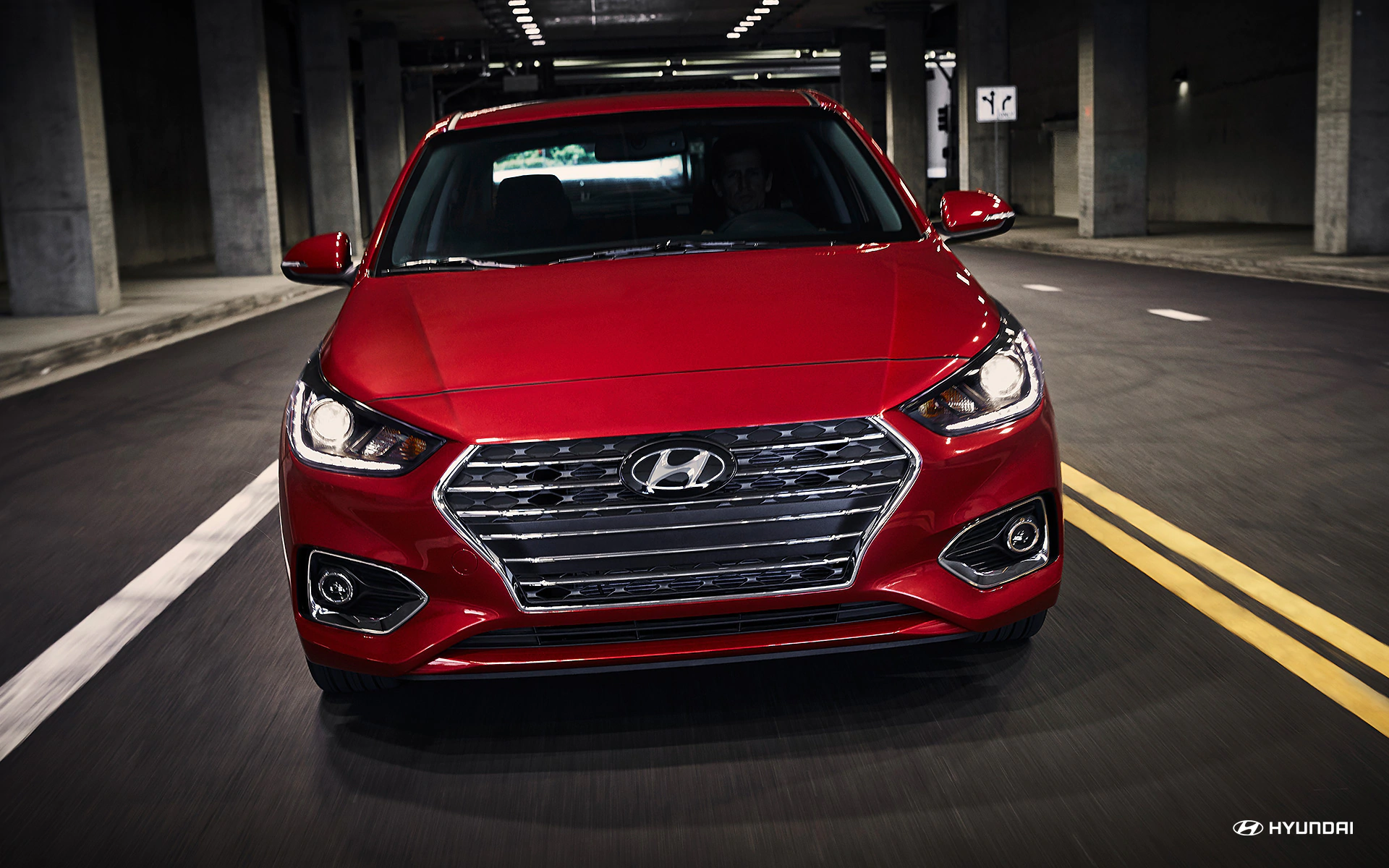 The 2020 Accent has a sleek exterior and is available at Headquarter Hyundai in Orlando, FL