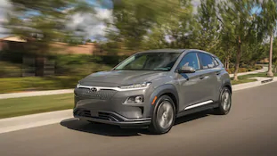 The 2020 Kona has a sleek exterior and is available at Headquarter Hyundai in Orlando, FL