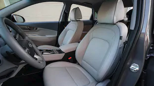 The 2020 Hyundai Kona has a beautiful interior and is available at Headquarter Hyundai in Orlando, FL