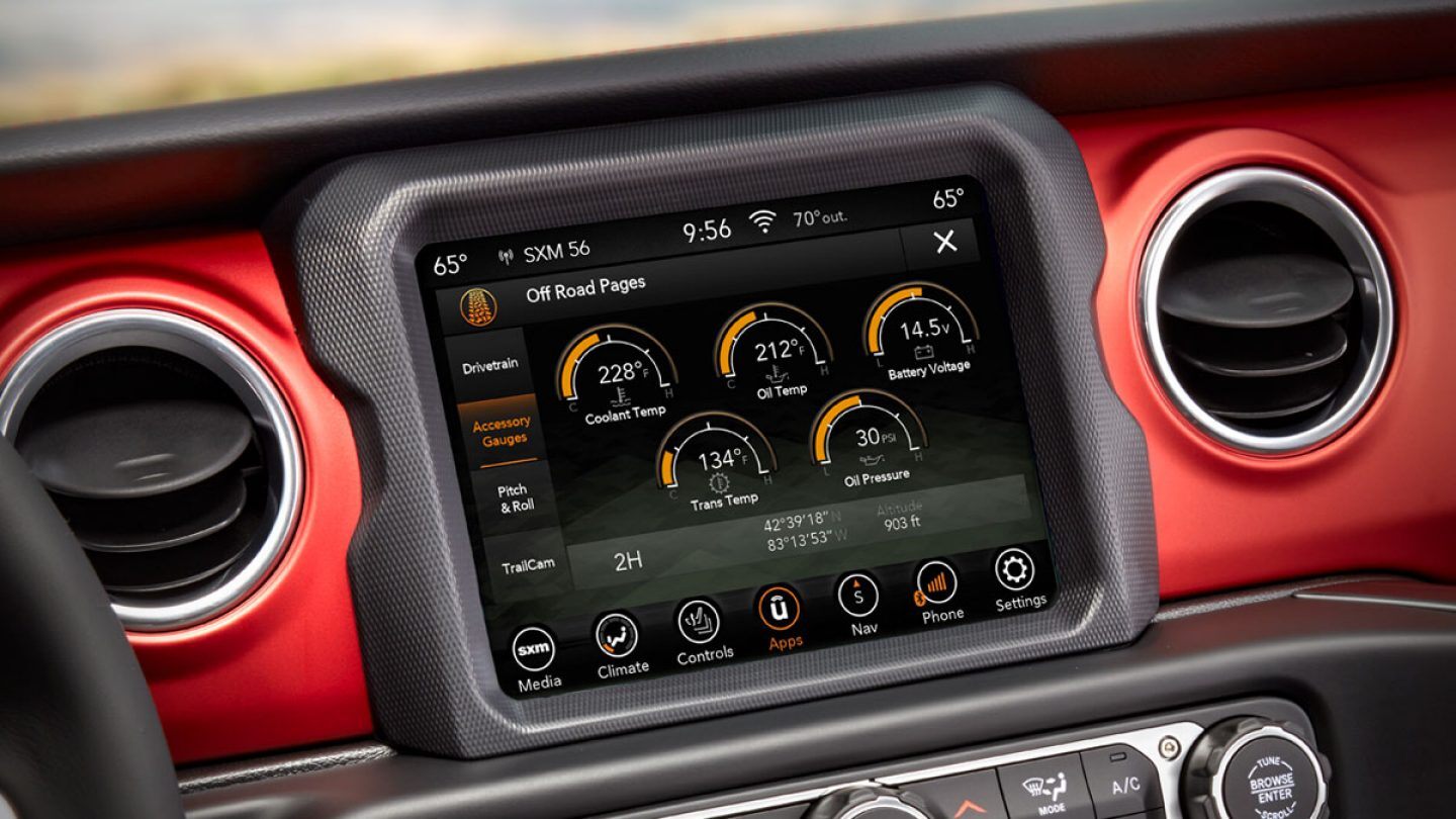 2020 Jeep Gladiator Technology Features