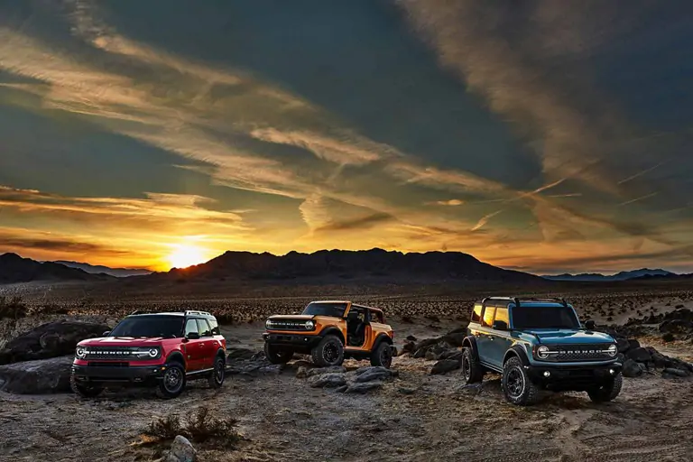 What Color Options are Available for the 2021 Ford Bronco?