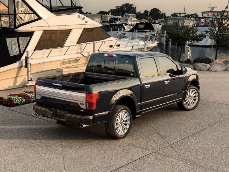 The rugged exterior of the 2020 Ford F-150