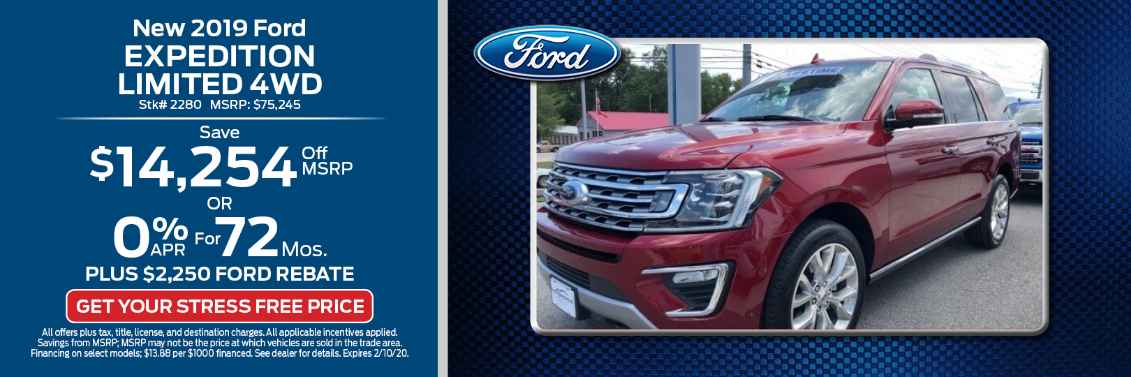 New 2019 Ford Expedition Limited 4WD