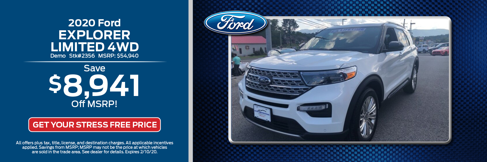2020 Ford Explorer Limited 4WD