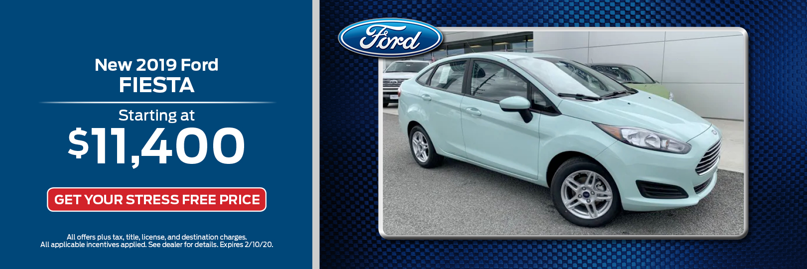 New 2019 Ford Fiesta