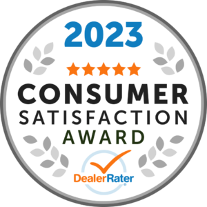 DealerRater Consumer Satisfaction Award 2023 badge