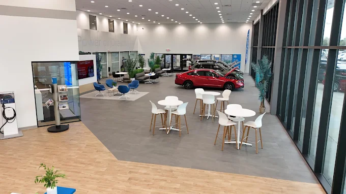 Interior showroom at Space Coast Honda