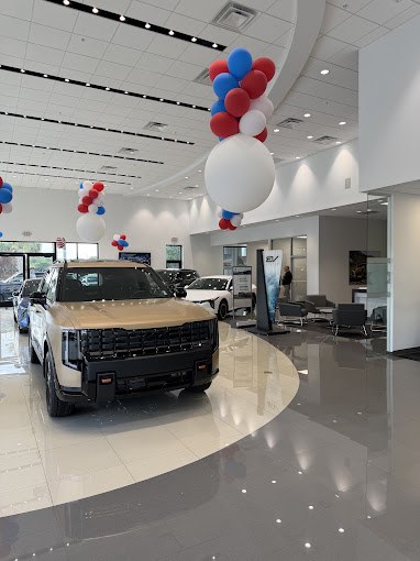 New Kia on display in the Jenkins Kia of Cocoa showroom