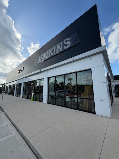 Exterior of Jenkins Kia of Cocoa dealership building