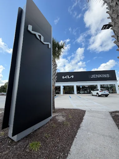 Exterior view of Jenkins Kia of Cocoa