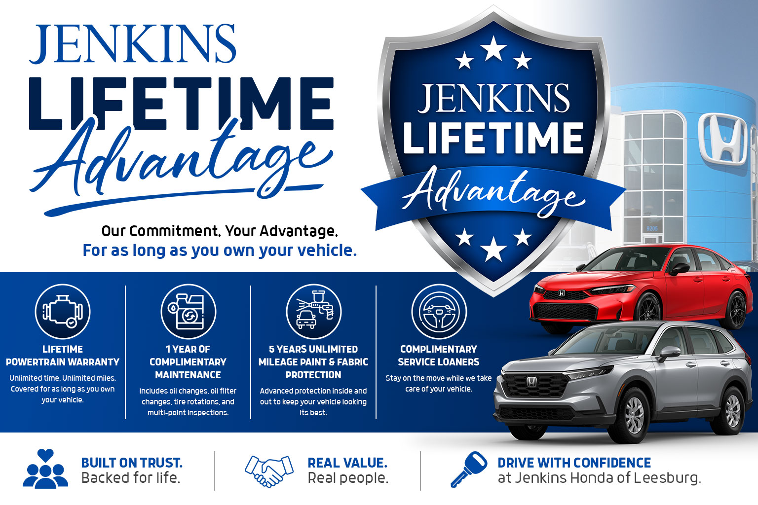 Jenkins Lifetime Advantage at Jenkins Honda of Leesburg near The Villages, FL