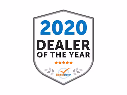 DealerRater Dealer of the Year 2020 badge