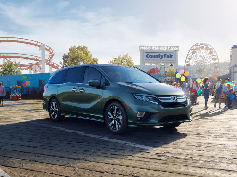 The stylish exterior of the 2019 Honda Odyssey