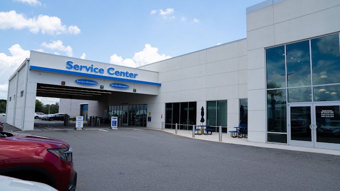 Service Center drive-in entrance at Jenkins Honda of Leesburg, Servicing The Villages